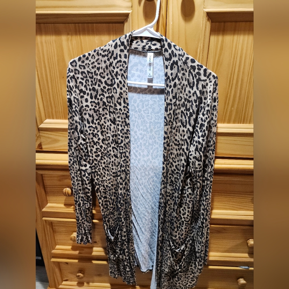 Cheetah Print Cardigan